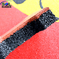 Sol Rubber Outdoor Driveway Recycled Rubber Brick Tiles Patio