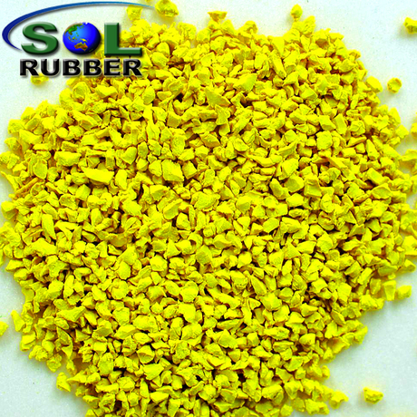 Colorful EPDM Rubber Granule For Rubber Flooring 