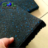 Highly Durable Recycled Rubber Gym Matting Crossfit Rubber Tiles