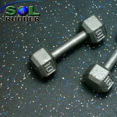 8mm Strong Rubber Gym Flooring Rolls Non-Slip