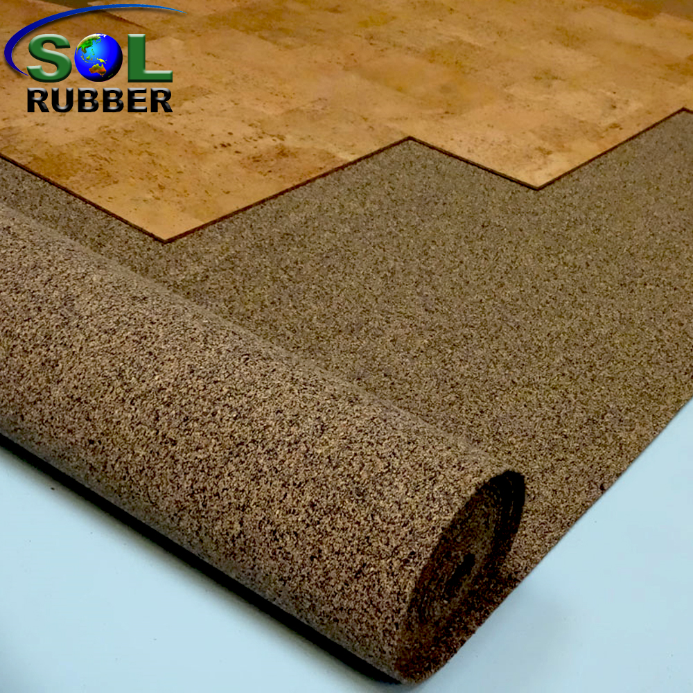 SOL RUBBER Acoustic Underlay rubber Mat with Optimal Sound Absorption