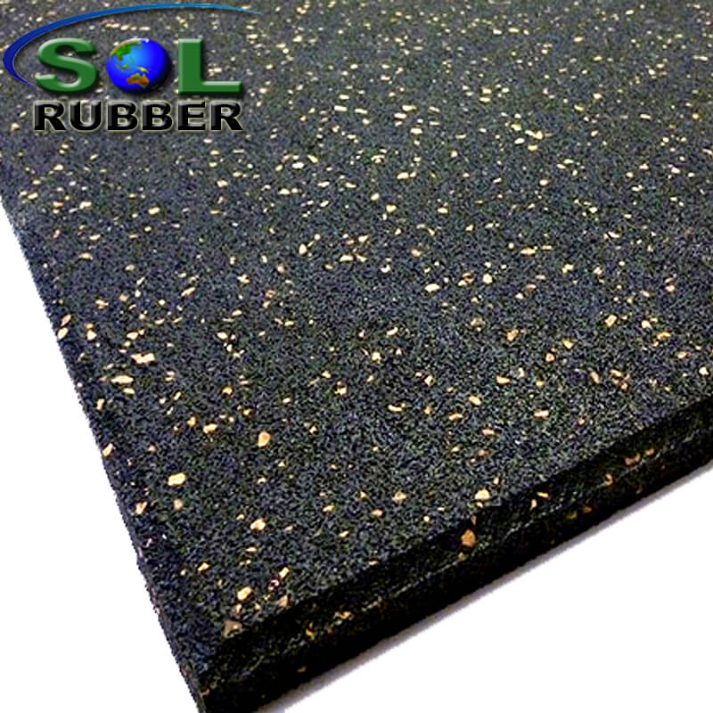 Safety High Quality Non-Slip Commercial Fitness Rubber Gym Flooring Mat