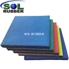 20mm Green Playground Safety Rubber Mat 