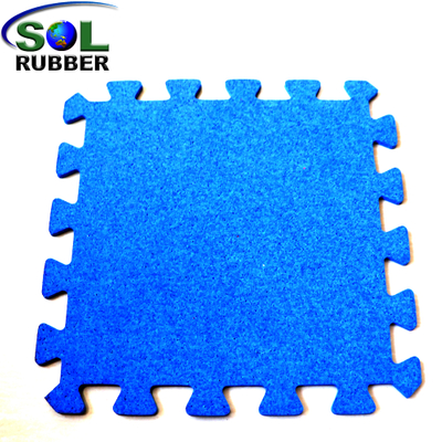 SOL RUBBER CrossFit Gym Rubber roll Interlocking Flooring Tiles mat EPDM particles mixed