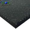 Recyclable Rubber Crumb Made Gym Floor Tiles 1M X 1M X 15MM