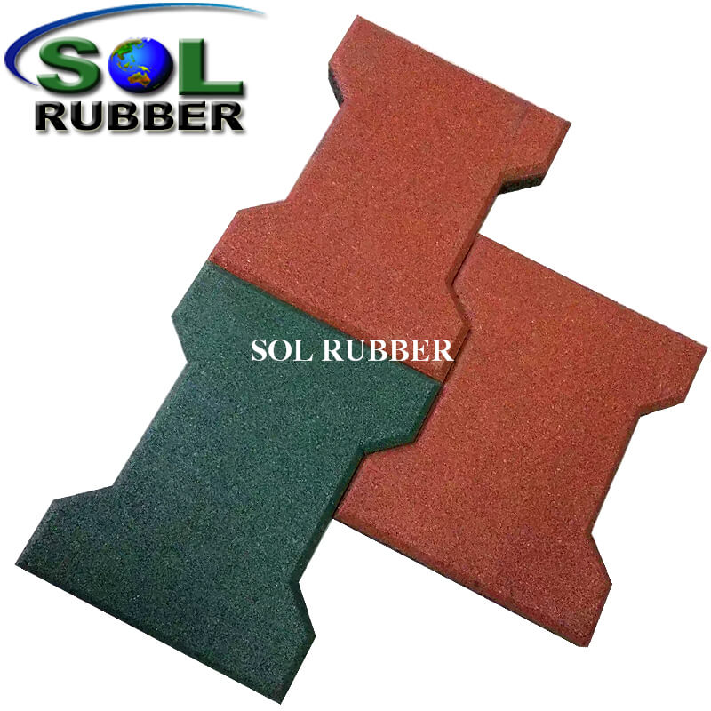 Rubber Paver Use for Horse