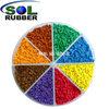 SOL RUBBER EPDM recycled tyre rubber running track tire granules material