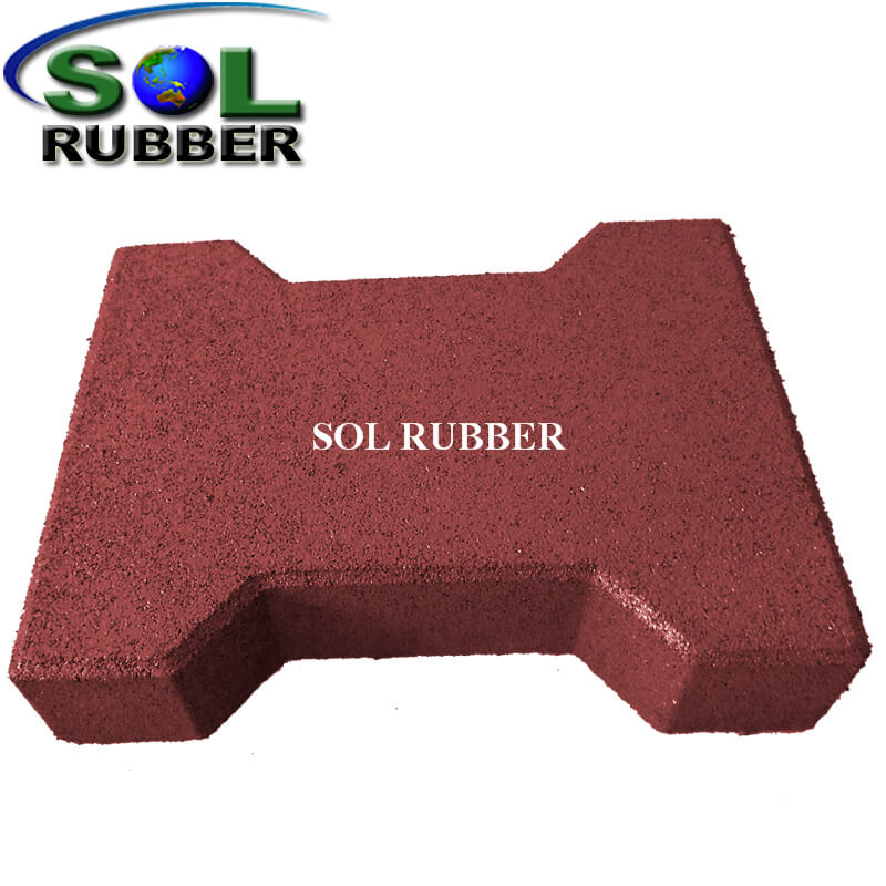 Dogbone rubber mat Rubber Paver 