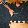 Bright EPDM free Connect Gym Fitness Floor Tile 