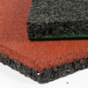 50mm Square Bottom Playground Rubber Mat 