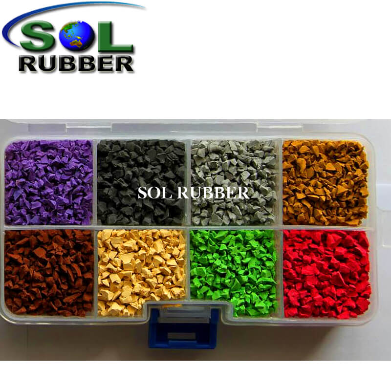 Colorful running track material EPDM Granules