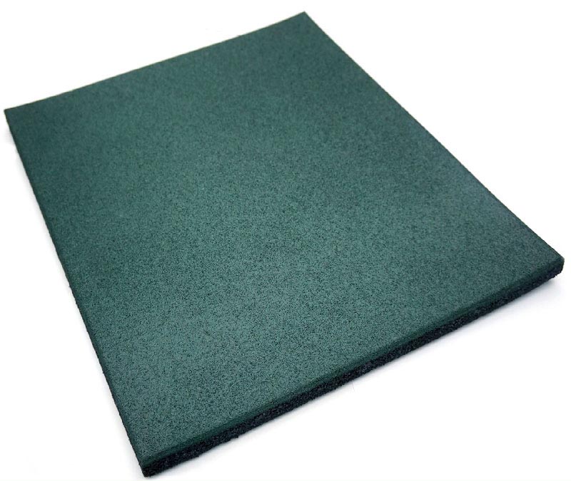 500mm*500mm Red Outdoor Recycle Rubber Mat 
