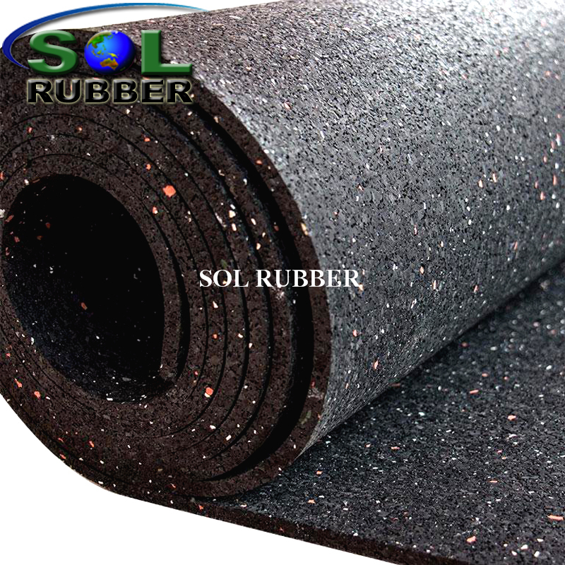3-15mm High Quality SBR Rubber Flooring Roll