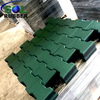 Dog Bone Shape Interlock Rubber Flooring Tiles
