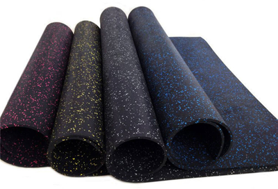 8mm-12mm Thickness Durable Rolled Rubber Recycled Gym Roll Flooring