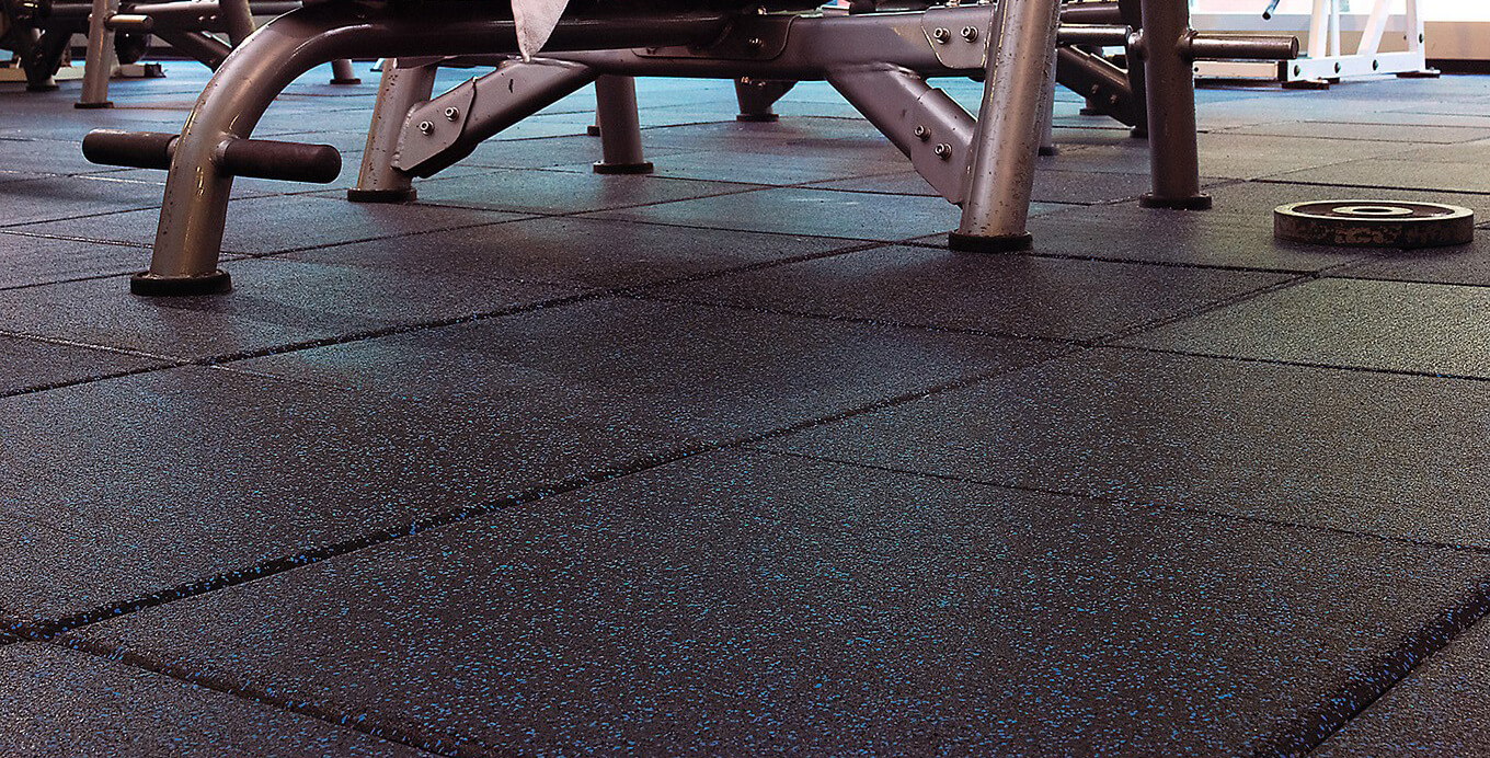 Black with Blue EPDM Flecks Gym Flooring Rubber Mat Buy Rubber floor, Rubber mat, Black with