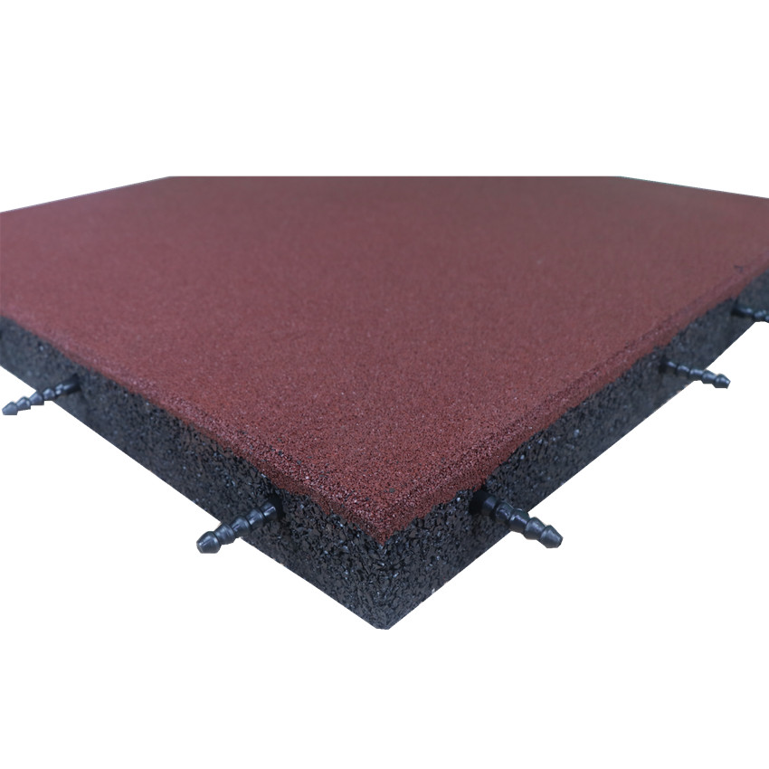 110mm EN1177:2018 Safety Heavy Duty Outdoor Playground Rubber Tiles