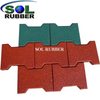 23mm Whole Color Red Rubber Paver 