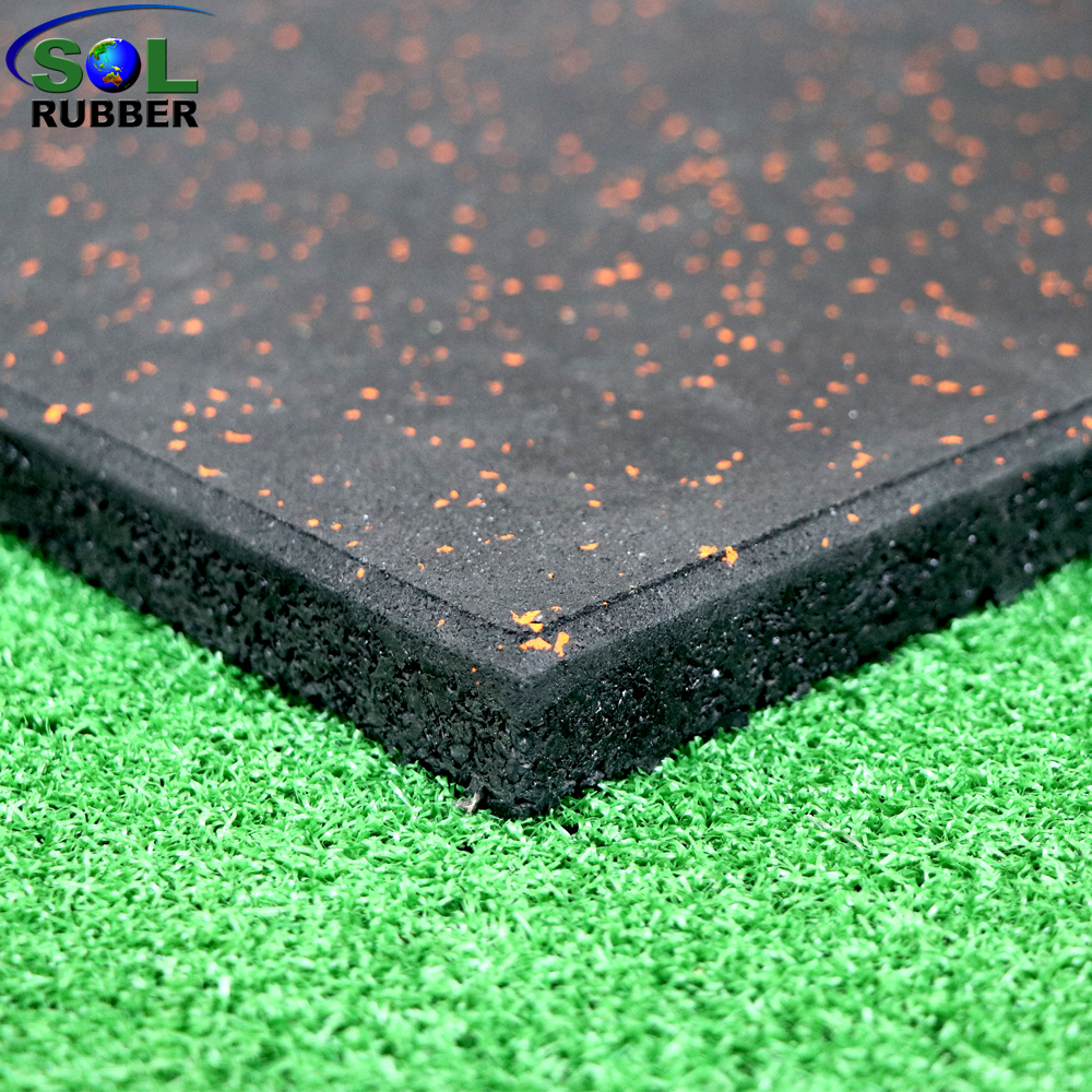 Safety High Quality Non-Slip Commercial Fitness Rubber Gym Flooring Mat