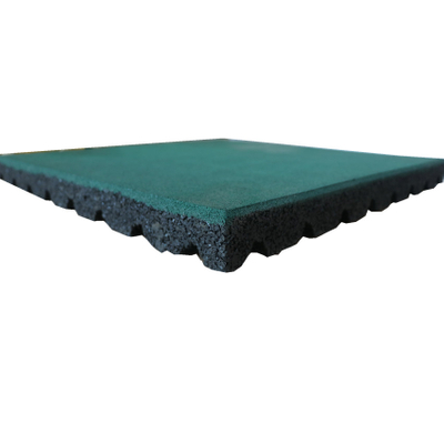 Safety Protection Outdoor Playground Floor Tile Rubber Mat 